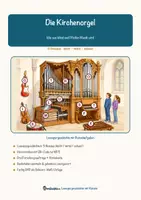 Vorschau - Arbeitsblätter - Die Kirchenorgel – Lesespurgeschichte mit Rätselaufgaben (Klasse 8) - Seite 1