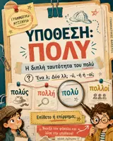 Προεπισκόπηση - Υποστηρικτικό υλικό / Ειδική αγωγή - Πολύς, Πολλή, Πολύ – Ο Ανιχνευτής του Σωστού Τύπου | Οπτικοποιημένη Γραμματική Δημοτικού - Εξώφυλλο