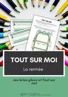 Vorschau - Arbeitsblätter - Tout sur moi ⎮ La rentrée - Jeu brise-glace et Tout sur moi - Deckblatt