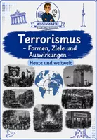Vorschau - Arbeitsblätter - Terrorismus – Wissenskartei | 9/11, Terrorgruppen & War on Terror - Deckblatt