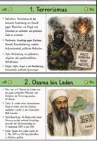 Vorschau - Arbeitsblätter - Terrorismus – Wissenskartei | 9/11, Terrorgruppen & War on Terror - Seite 2