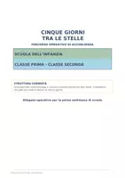 anteprima - Materiale di supporto/inclusione - Progetto accoglienza Scuola dell'Infanzia e Primaria (I-II) - Pagina 1
