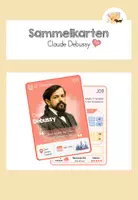 Vorschau - Spiele - Komponisten-Sammelkarte: Claude Debussy - Deckblatt