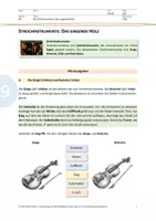 Vorschau - Arbeitsblätter - Material 09: Streichinstrumente - das singende Holz - Deckblatt
