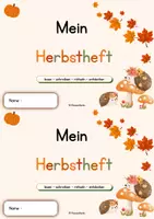 Vorschau - Arbeitsblätter - Mein Herbstheft-Lesen,Schreiben & Rätseln - - Seite 1