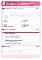 Vorschau - Arbeitsblätter - Bundesländer und Landeshauptstädte (Freiarbeit) - Seite 2