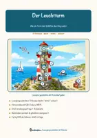 Vorschau - Arbeitsblätter - Der Leuchtturm – Lesespurgeschichte mit Rätselaufgaben (Klasse 8) - Seite 1
