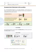 Vorschau - Arbeitsblätter - Material 16: Klangbausteine - Dreiklänge in Dur und Moll - Deckblatt