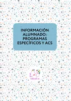Vista previa - Para docentes: organización, planificación y formación - Programas específicos y ACS @maestrapt.lau - Portada