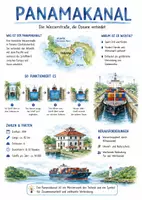 Vorschau - Arbeitsblätter - Lernplakat + Arbeitsblätter zum Thema "Panamakanal" + Lösung & MP3 + Mindmap + Infografik - Deckblatt