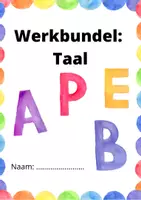 Voorbeeld - Werkbundel Taalwijs juist klas 4 - Voorblad