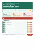 Vorschau - Arbeitsblätter - NT 5 Mittelschule - Erarbeitungstexte Lebensgrundlage Sonne - Deckblatt