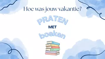 Voorbeeld - Vertellen over de vakantie met boeken - Voorblad