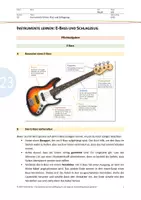 Vorschau - Arbeitsblätter - Material 23: Instrumente lernen - E-Bass und Schlagzeug - Deckblatt