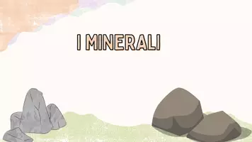 anteprima - Serie di lezioni - I minerali: presentazione - Pagina di copertina