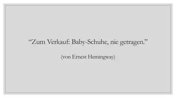 Vorschau - Präsentationen/Tafelbilder - Von flash fiction zur Kurzgeschichte (Präsentation mit Aufgaben) - Seite 3