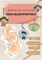 Vorschau - Präsentationen/Tafelbilder - "Ich - ganz einzigartig!" - Selbstporträt im Stickrahmen - Seite 1