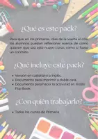 Vista previa - Hojas de trabajo - Mi mochila para este curso - página 1