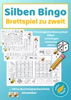 Vorschau - Spiele - Silben Bingo Brettspiel Silben schwingen klatschen zählen - Deckblatt