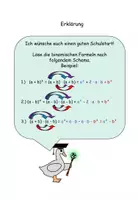 Vorschau - Arbeitsblätter - Binomische Formeln Back to school - Seite 2