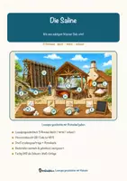 Vorschau - Arbeitsblätter - Die Saline – Lesespurgeschichte mit Rätselaufgaben (Klasse 8) - Seite 1