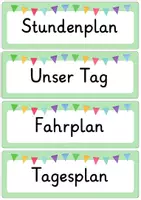 Vorschau - Poster - Tagestransparenz in grün - Seite 1