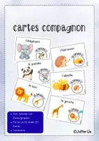Vorschau - Anderer Materialtyp - Cartes compagnon - Partnerkarten Französisch - Deckblatt