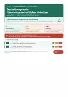 Vorschau - Arbeitsblätter - NT 7 Mittelschule - Erarbeitungstexte Naturwissenschaftliches Arbeiten - Seite 1