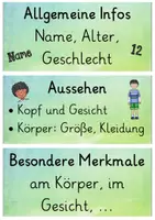 Vorschau - Poster - Personenbeschreibung - Tafelmaterial - Seite 2