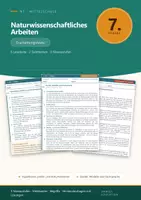 Vorschau - Arbeitsblätter - NT 7 Mittelschule - Erarbeitungstexte Naturwissenschaftliches Arbeiten - Deckblatt