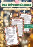 anteprima - Esercizi - CORONA dell'AVVENTO – Der Adventskranz – 24 Tage warten NATALE IN GERMANIA - Pagina di copertina