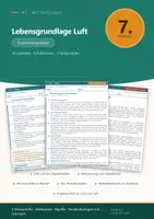 Vorschau - Arbeitsblätter - NT 7 Mittelschule - Erarbeitungstexte Lebensgrundlage Luft - Deckblatt