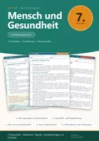 Vorschau - Arbeitsblätter - NT 7 Mittelschule - Erarbeitungstexte Mensch und Gesundheit - Deckblatt