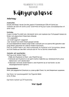 Vorschau - Mal- und Bastelvorlagen - Känguruklasse Gemeinschaftsposter Klassentier + Ausmalbild I Schulstart - Seite 3