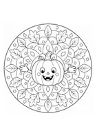 Vorschau - Mal- und Bastelvorlagen - Mandalas Herbst kostenlos - Gratis Ausmalbilder Grundschule - Kunst Klass 1, Kunst Klasse 2, Kunst Klasse 3, Kunst Klasse 4 - Seite 3