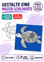 Vorschau - Stundenentwürfe - Gestalte eine Schildkröte mit Mustern – Kunst in 30 Minuten - Deckblatt