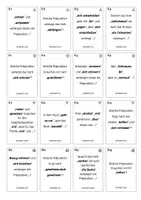 Vorschau - Spiele - Quartett-Fragespiel "Verben mit Präpositionen" - Seite 1