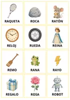 Vista previa - Unidades / Secuencias / Situaciones de Aprendizaje - Tarjetas de articulación /ɾ/ y /r/ - página 3