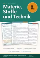Vorschau - Arbeitsblätter - NT 8 Mittelschule - Erarbeitungstexte Materie, Stoffe und Technik - Deckblatt