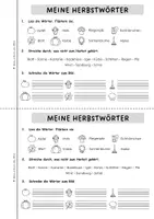 Vorschau - Arbeitsblätter - Herbstheft Klasse 2 Deutsch - Seite 3