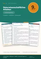Vorschau - Arbeitsblätter - NT 9 Mittelschule - Erarbeitungstexte Naturwissenschaftliches Arbeiten - Deckblatt