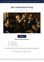 Vorschau - Unterrichtsreihen - Arbeitsheft C: Der zerbrochne Krug (Kleist) – Modul C: Zentrale Deutungsansätze · mit Lösungen - Deckblatt