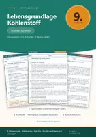 Vorschau - Arbeitsblätter - NT 9 Mittelschule - Erarbeitungstexte Lebensgrundlage Kohlenstoff - Deckblatt