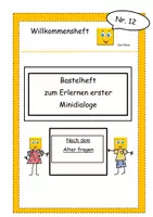 Vorschau - Unterrichtsreihen - Klaro DaZ Willkommensheft Nr. 12 Nach dem Alter fragen - Deckblatt