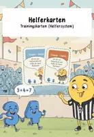 Vorschau - Arbeitsblätter - Helferkind - Trainerkarte (Zahlenlauf) - Deckblatt