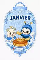 Aperçu - Affichage - Affichage des anniversaires avec Pépin et Lumi - Page 1