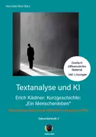 Vorschau - Unterrichtsreihen - Deutsch - Textanalyse und KI Kritik - Kurzgeschichte von Erich Kästner - Deckblatt
