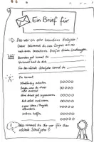 Vorschau - Arbeitsblätter - Kinderzeugnis bunt - Briefform als freundliches Feedback - Deckblatt