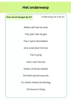 Voorbeeld - Onderwerp en persoonsvorm - Pagina 2