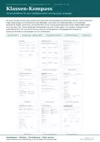 Vorschau - Arbeitsblätter - Klassen-Kompass: 16 Arbeitsblätter für den Schuljahresstart – Kennenlernen, Klassenregeln & Steckbrief (Klasse 7–10) - Deckblatt